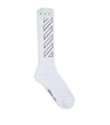 OFF-WHITE DIAGONAL SOCKS,17308290