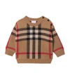 BURBERRY KIDS WOOL-CASHMERE VINTAGE CHECK SWEATER,16970880