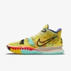 Nike Kyrie 7 Basketball Shoes In Yellow Strike,green Abyss,bright Crimson,black