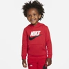 Nike Babies' Sportswear Club Fleece Toddler Pullover Hoodie In University Red