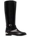 FRATELLI ROSSETTI KNEE-HIGH LEATHER BOOTS