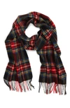 Barbour Sciarpa New Check Tartan In Black