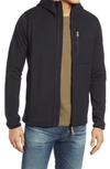 Fjall Raven Keb Zip Hoodie In Black