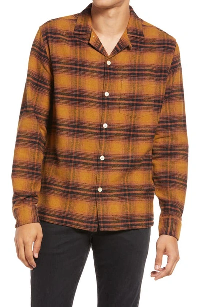 ALLSAINTS YSIDRO PLAID BUTTON-UP SHIRT MS112V
