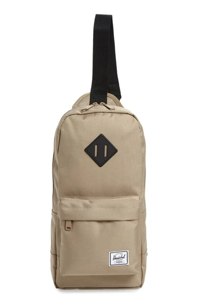 Herschel Supply Co Heritage Sling Bag In Timberwolf