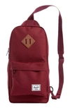 Herschel Supply Co Heritage Sling Bag In Windsor Wine