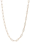 Nordstrom Paperclip Chain Necklace In Gold