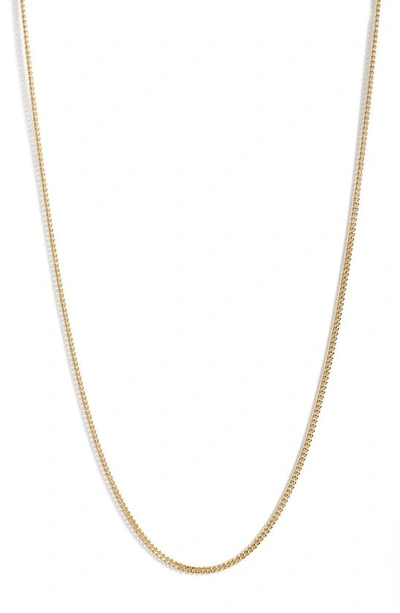 Nordstrom Cuban Chain Necklace In Gold