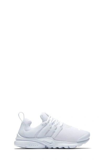 Nike Kids' Air Presto Sneaker In White/ White/ White/ Platinum