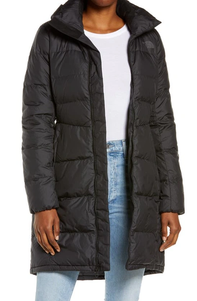 The North Face Metropolis Water Repellent 550 Fill Power Down Hooded Parka In Tnf Black