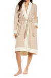 Ugg Karoline Fleece Robe In Natural Micro Leopard