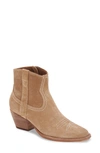 Dolce Vita Silma Booties In Truffle Suede In Brown