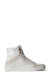 Zadig & Voltaire Flash High-top Sneakers In White