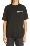 Ambush Workshop Logo-print Jersey T-shirt In Black Tofu