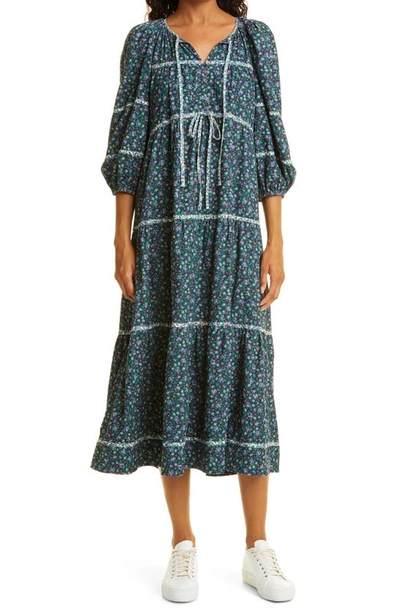 The Great The Bonnet Dress In Patchwork Field Floral
