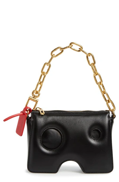 Off-white Burrow 15 Leather Pouch In Black