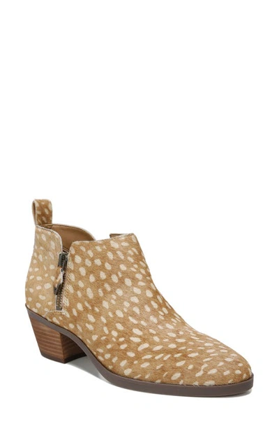 Vionic Cecily Genuine Calf Hair Ankle Boot In Tan Calf Hair