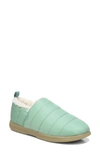 Vionic Tranquil Faux Fur Lined Sipper In Frosty Spruce - 300