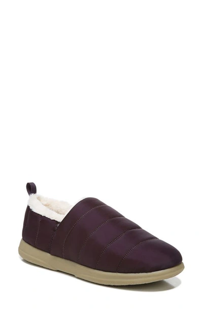 Vionic Tranquil Faux Fur Lined Sipper In Purple - 500