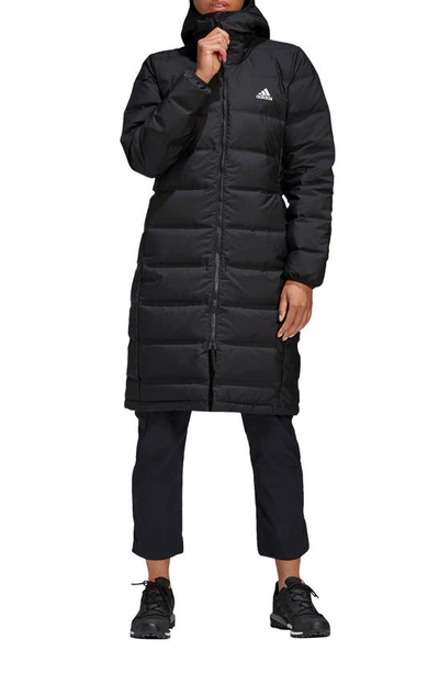 Adidas Originals Women's Helionic Down Parka In Black