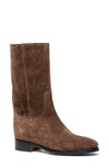 Santoni Fleeces Boot In Brown