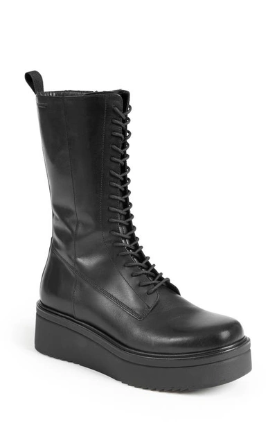 Vagabond Shoemakers Tara Lace-up Boot In Black