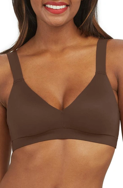 Spanxr Bra-llelujah® Lightly Lined Bralette In Chestnut Brown