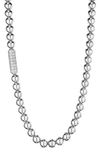 MANLUU LONG BEADED NECKLACE,MLNW0002