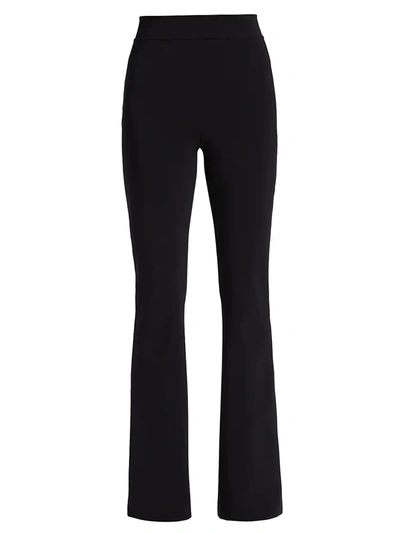 Chiara Boni La Petite Robe Venus High-waisted Flare Pants In Black