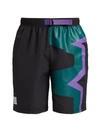PUMA X BUTTER GOODS ABSTRACT GRAPHIC SHORTS,400014671937