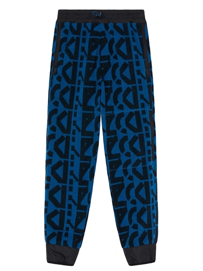 Kenzo Jogging Pants With Monogram Logo In Multi