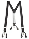 SAKS FIFTH AVENUE MEN'S COLLECTION SILK & LEATHER SUSPENDERS,400014413476