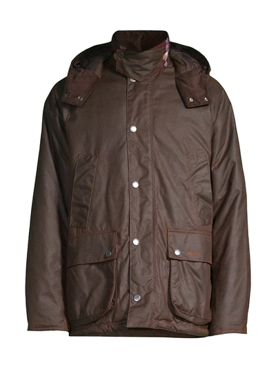 Barbour Winter Bedale Wax Jacket In Rustic