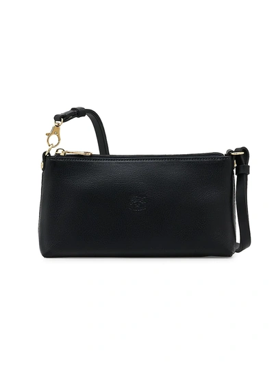 Il Bisonte Women's Lucia Leather Shoulder Bag In Nero