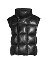 GIVENCHY MEN'S QUILTED LEATHER PUFFER VEST,400014601898