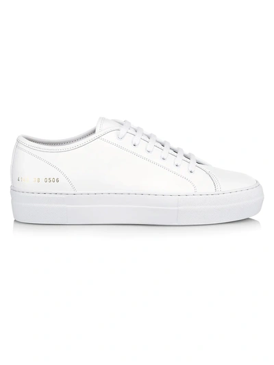 Common Projects White Tournament Low Super Trainers