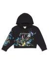 GIVENCHY LITTLE GIRL'S & GIRL'S FLORAL PRINT HOODIE,400014743066