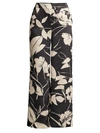 MILLY WOMEN'S WINTER FLORAL PRINT PANTS,400014844553