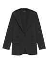 THEORY WOMEN'S DOUBLE-KNIT JERSEY HOODED JACKET,400014940921