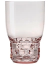 Kartell Jellies 4-piece Water Glass Set In Pink