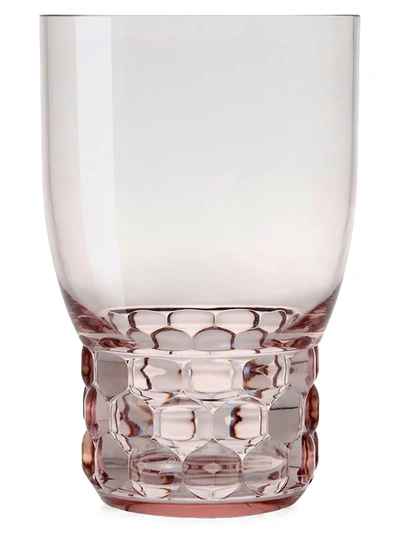 Kartell Jellies 4-piece Water Glass Set In Pink