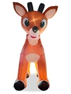 FRASER HILL FARMS 15-FOOT TALL ANIMATED INFLATABLE REINDEER BLOW-UP,400015082894