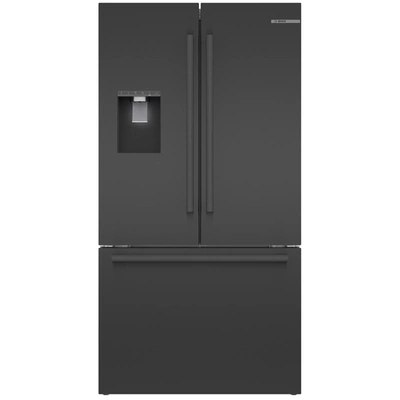 Bosch 21 Cu. Ft. Black Stainless French Door Bottom Mount Refrigerator