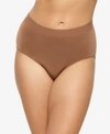 Paramour Women's Body Smooth Seamless Brief Panty In Hazelnut