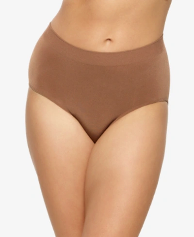 Paramour Women's Body Smooth Seamless Brief Panty In Hazelnut