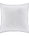 White Sand Pebble Beach European Sham Bedding In White