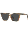 Burberry 0be4346 394487 Butterfly Sunglasses In Vintage-like Check