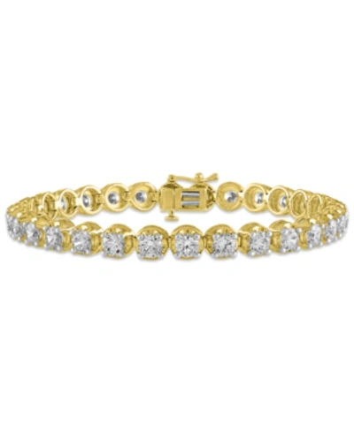 Macy's Igi Certified Diamond Tennis Bracelet (10 Ct. T.w.) In 14k Yellow Gold