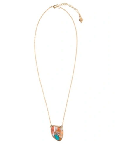 Barse Wanderer Pendant Necklace In Multi-stone