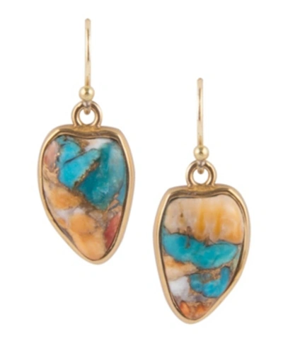 Barse Wanderer Drop Earrings In Multi-stone